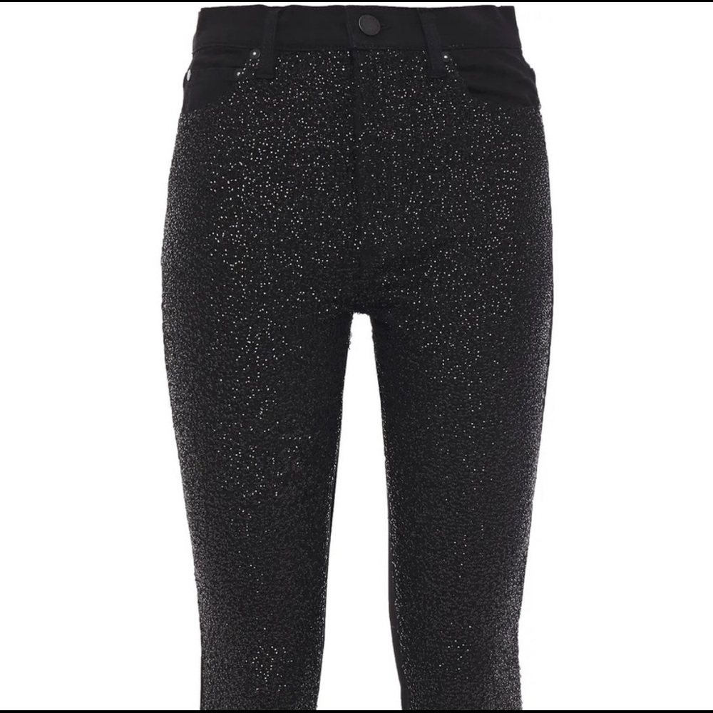 Alice and Olivia size 27 Sequin High Rise Jeans